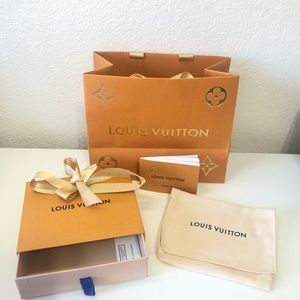 Louis Vuitton Gift Box Set and LV Shopping bag